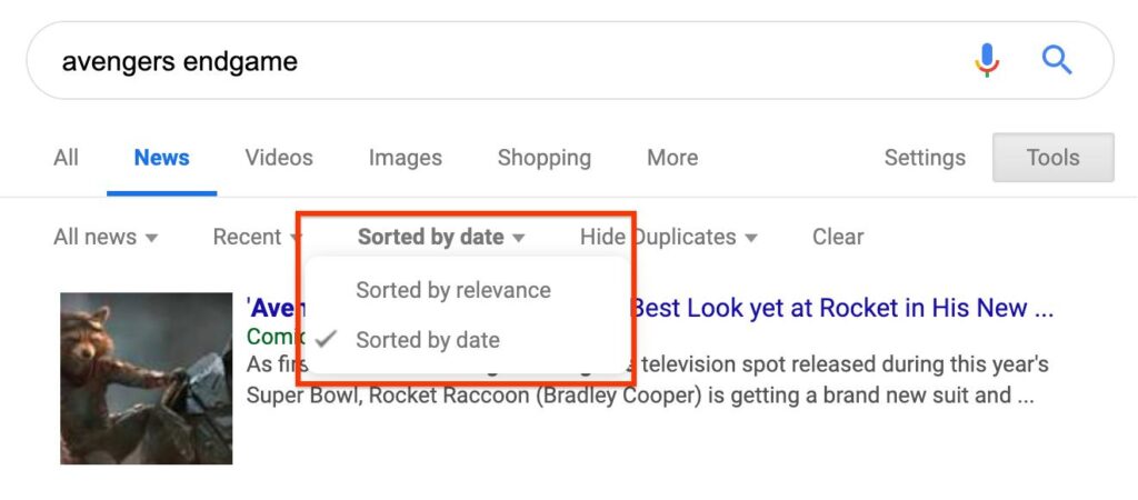 Google by date with new after: and before: search commands can be helpful